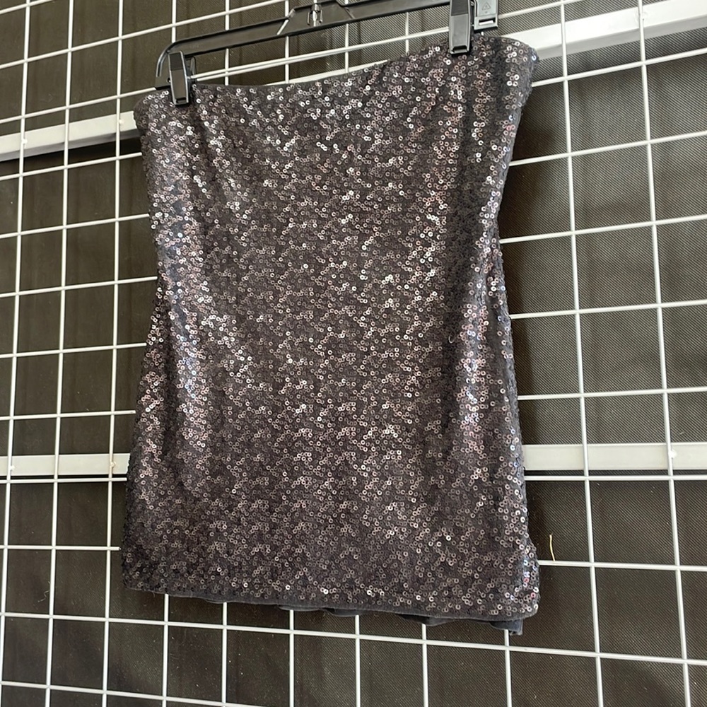 Cabi black Sequin Halter Top!   Medium